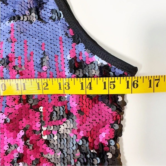 Alexandra Collection Women's Dazzle Sequin Mockneck top Dancewear Costume Medium - Picture 8 of 10